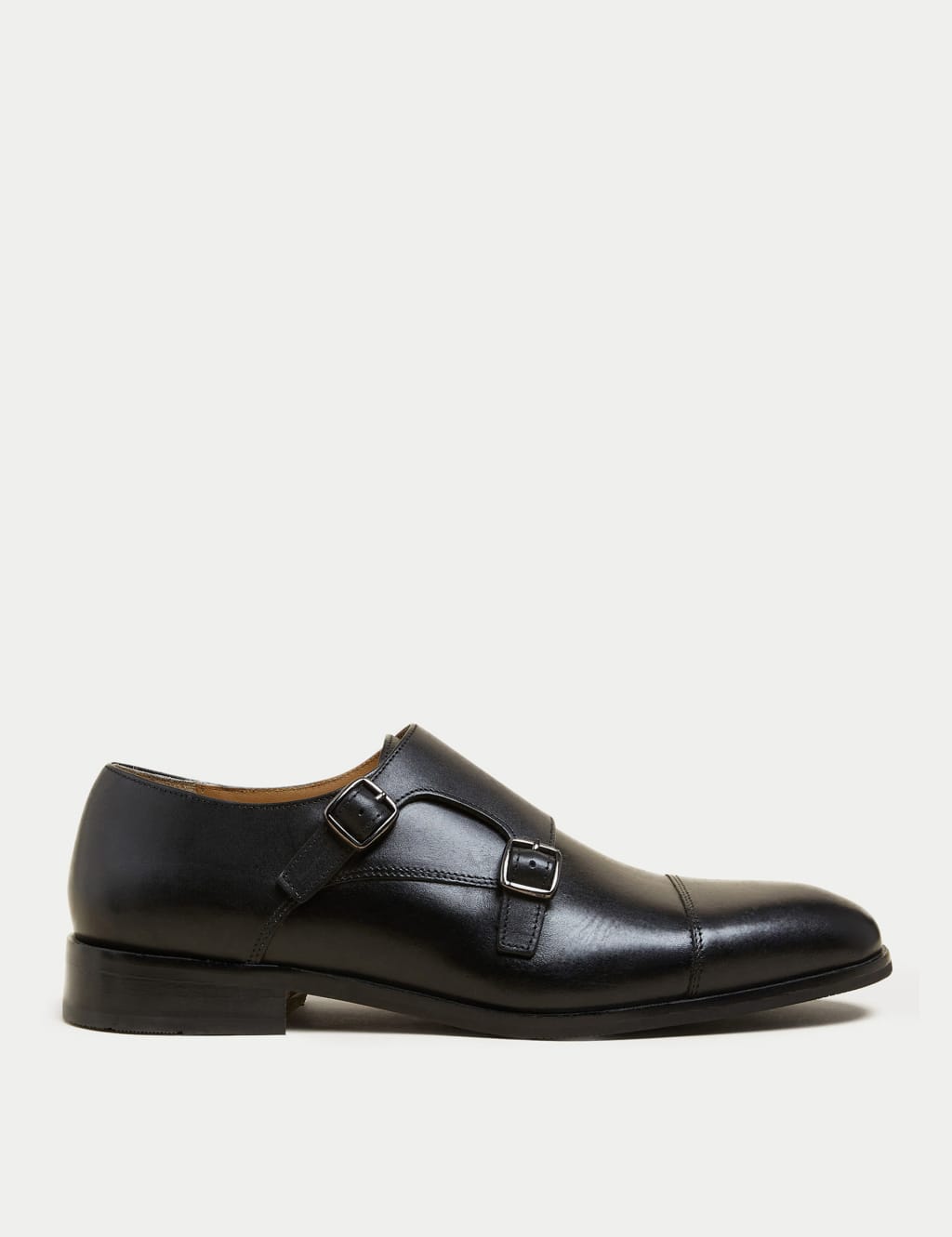 Leather Double Monk Shoes | Autograph |