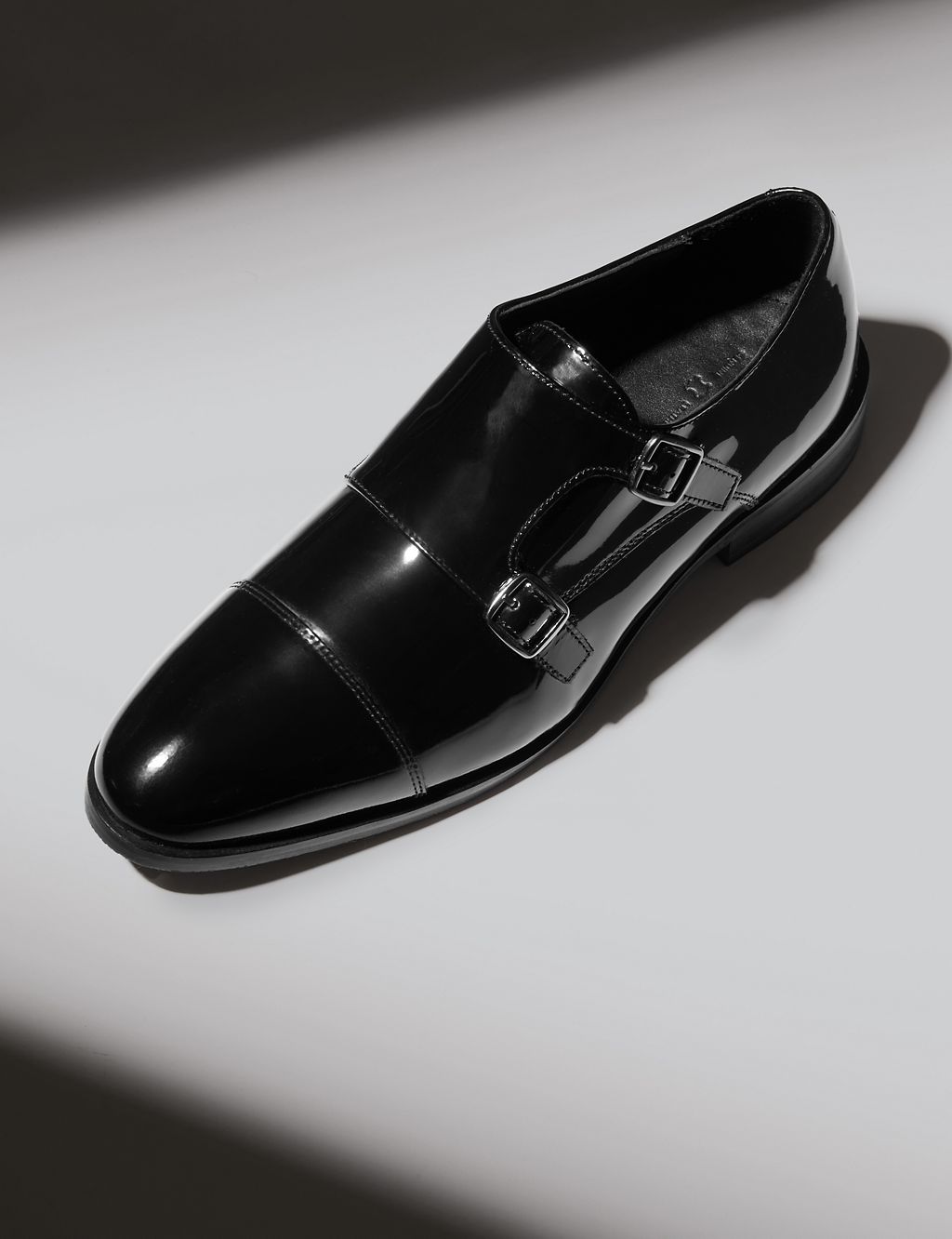 Leather Double Monk Strap Shoes 3 of 4