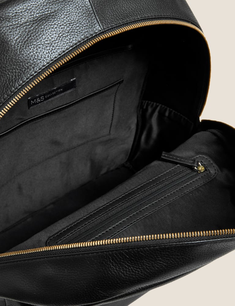 M&s leather backpack deals