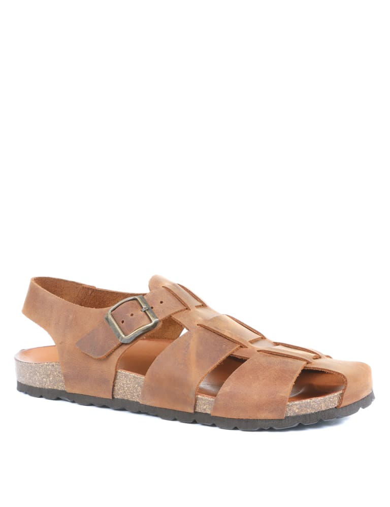 Mens leather fisherman discount sandals