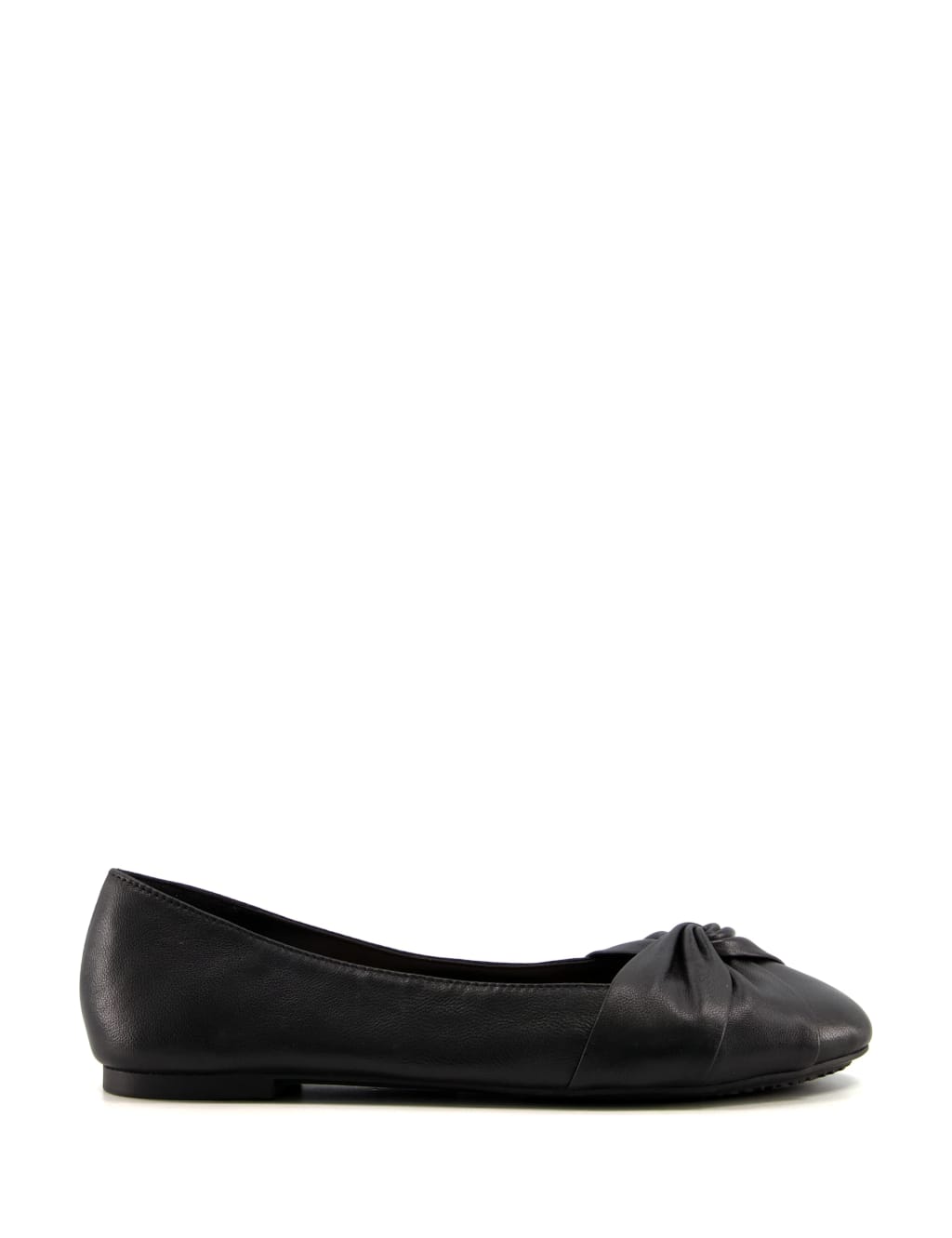 Leather Flat Ballet Pumps Dune London M S