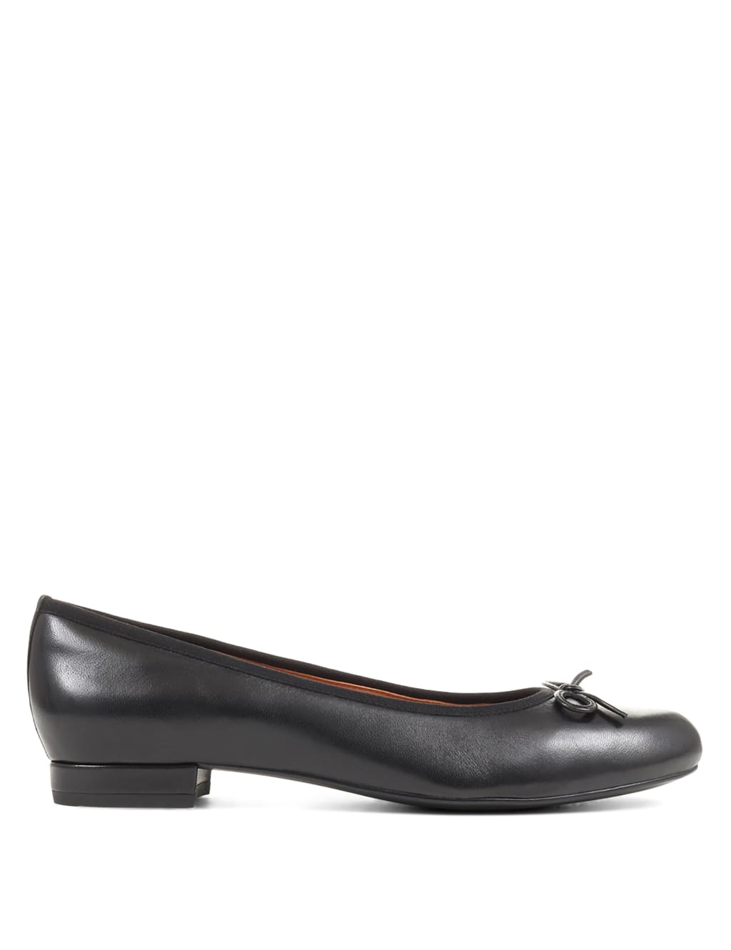 Leather Flat Ballet Pumps 4 of 7