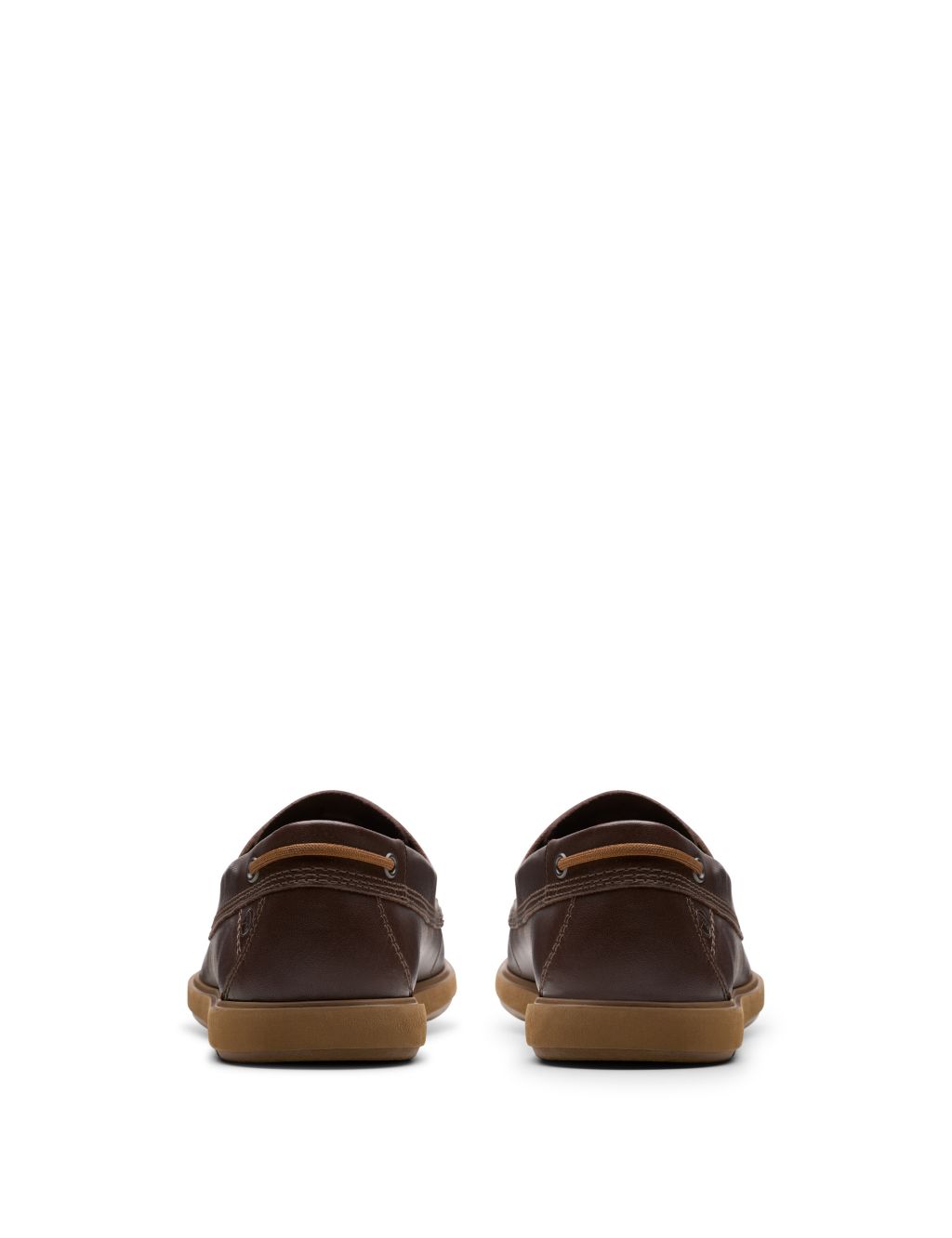 Leather Flat Boat Shoes 5 of 6