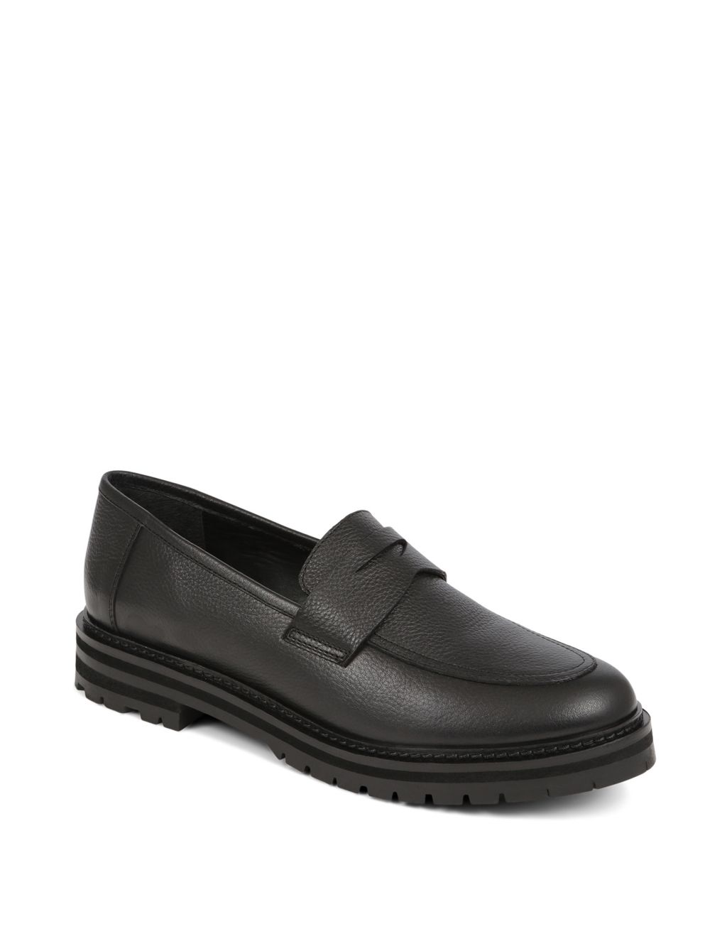Leather Flat Loafers 6 of 7