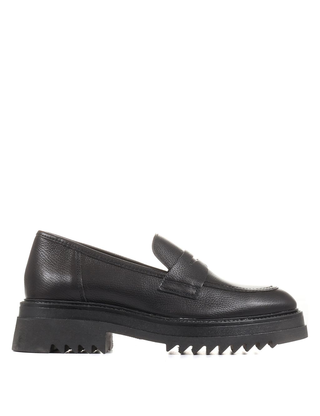 Leather Flat Loafers 4 of 7