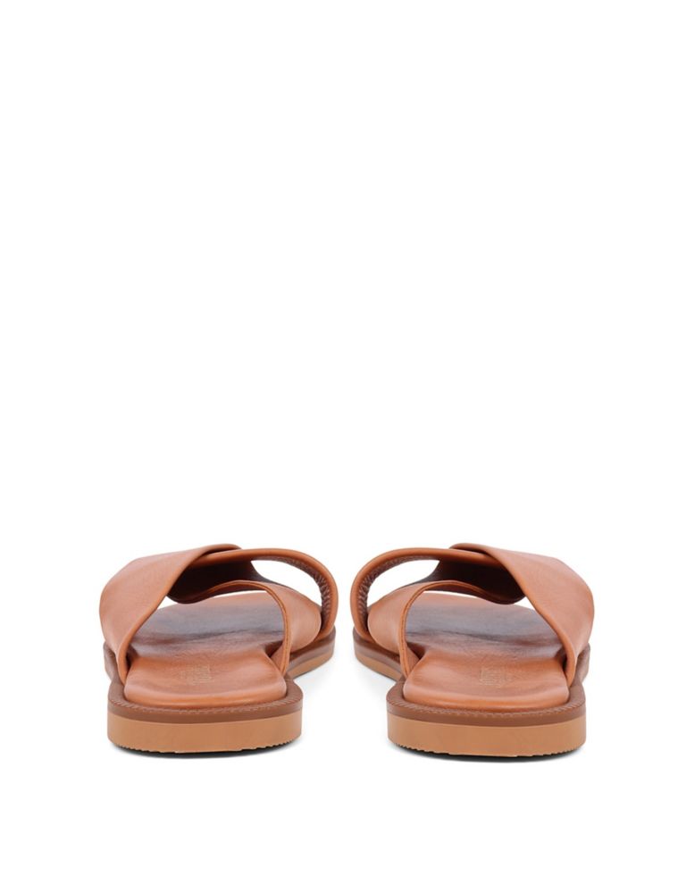 Leather Flat Mules 6 of 7