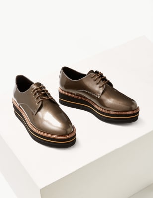 pewter brogues