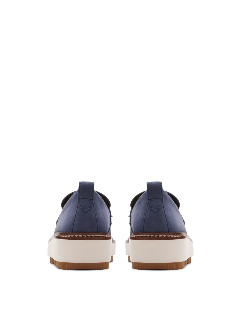 Leather Flatform Loafers CLARKS M S