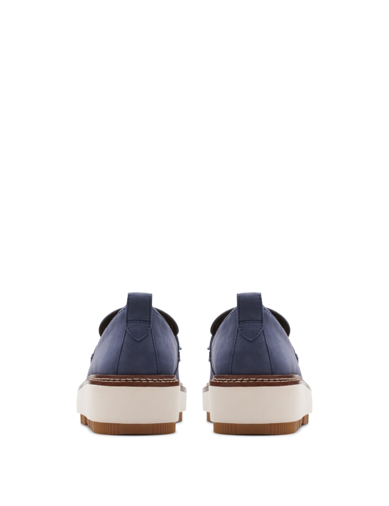 Leather Flatform Loafers 3 of 6