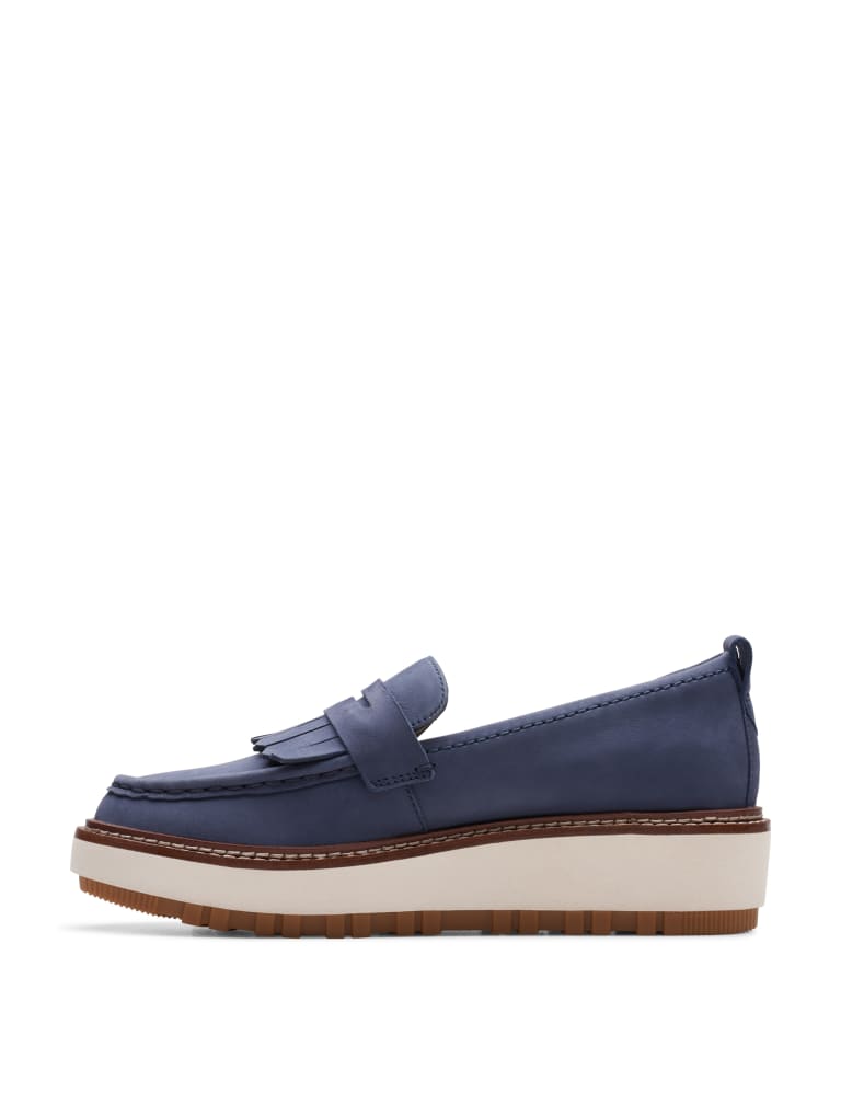 Leather Flatform Loafers 4 of 6