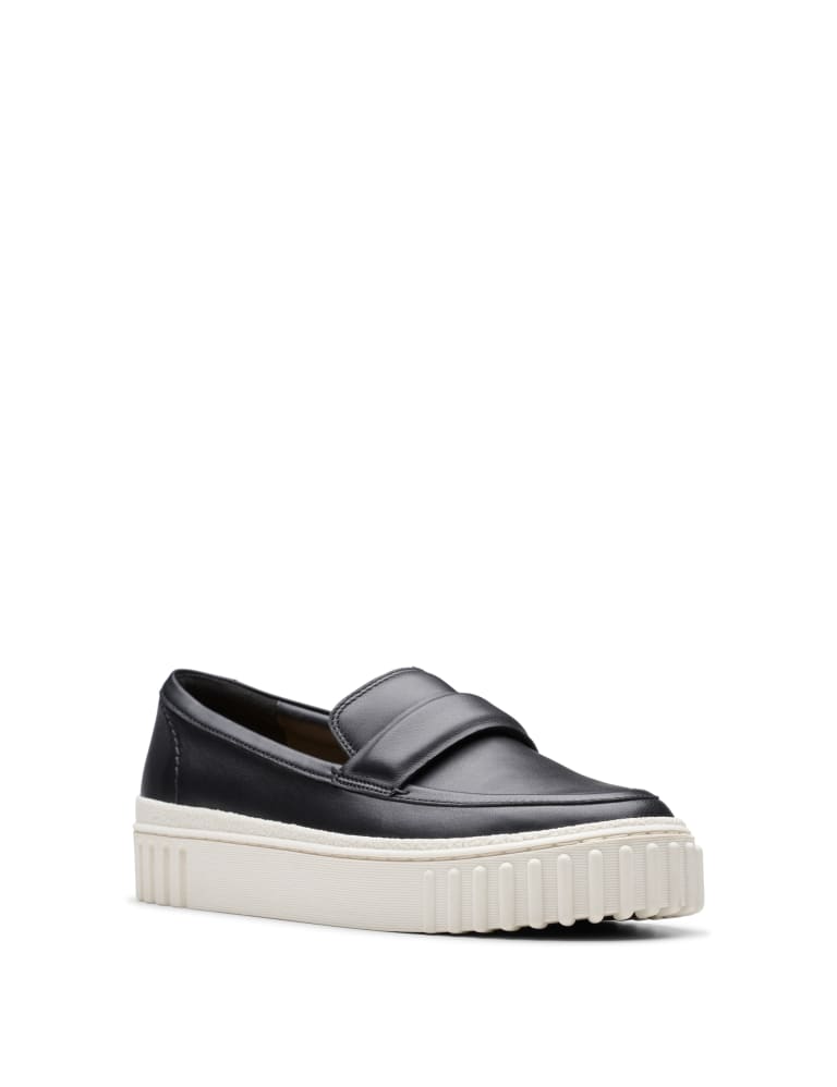 Leather Flatform Loafers 3 of 6