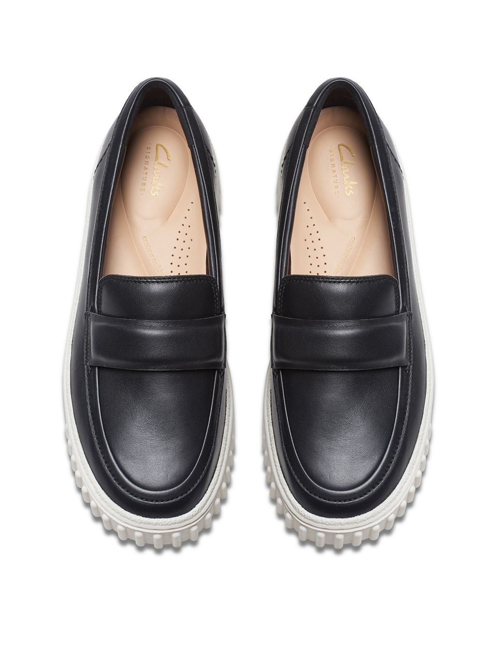 Leather Flatform Loafers 4 of 6