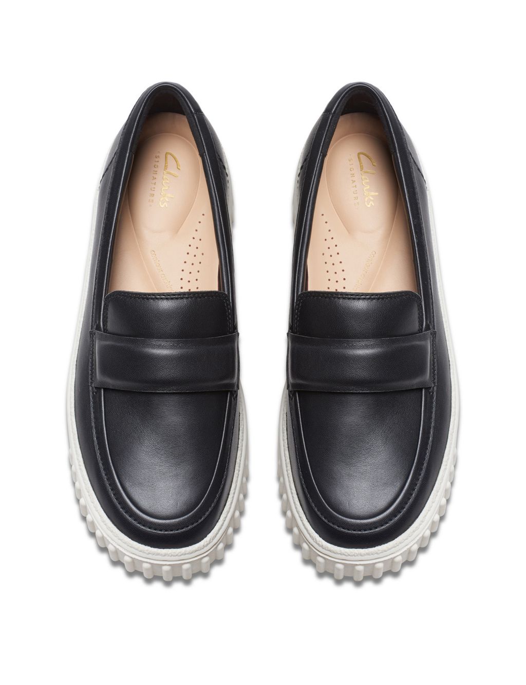 Leather Flatform Loafers 4 of 6