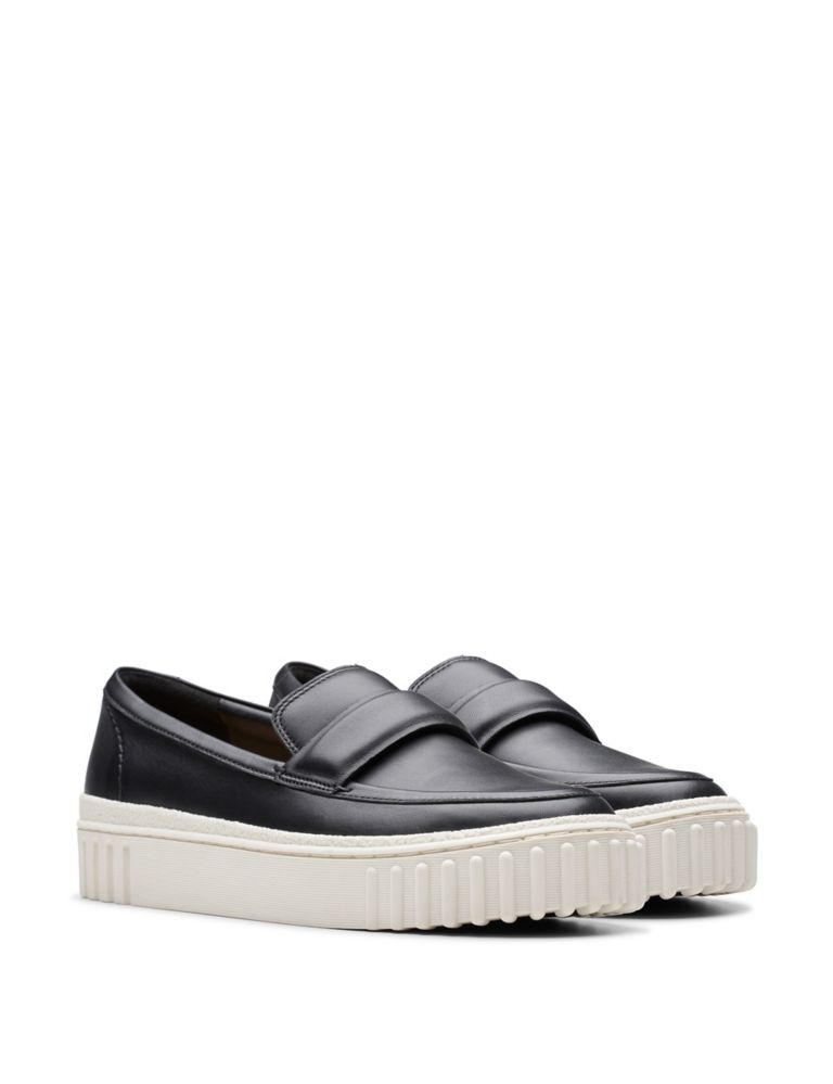 Leather Flatform Loafers 2 of 6