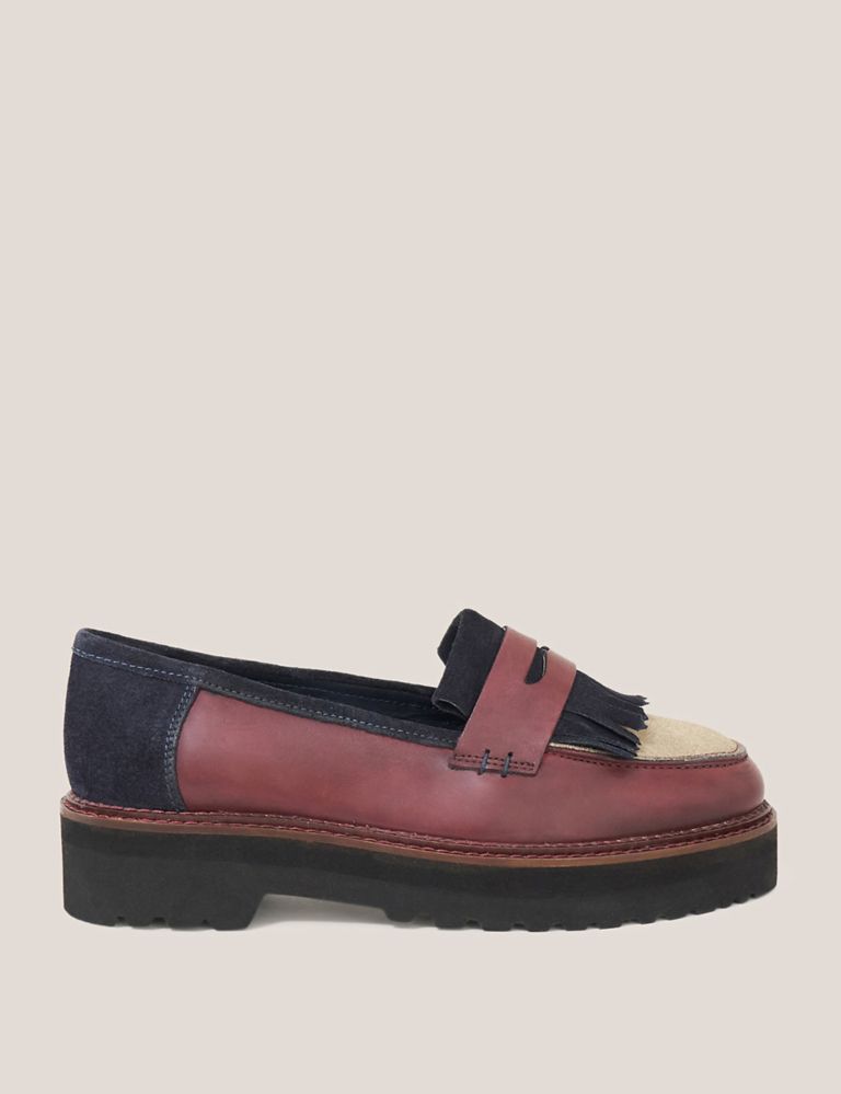 Leather Flatform Loafers | White Stuff | M&S