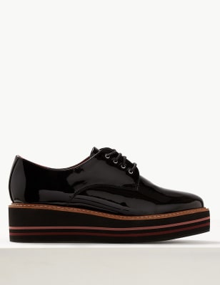 flatform shoes black