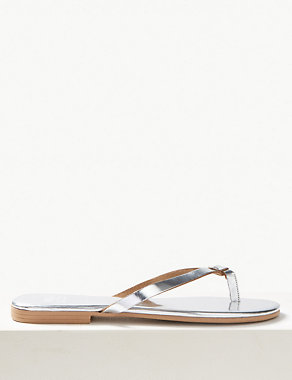 Leather Flip-Flops | M&S Collection | M&S