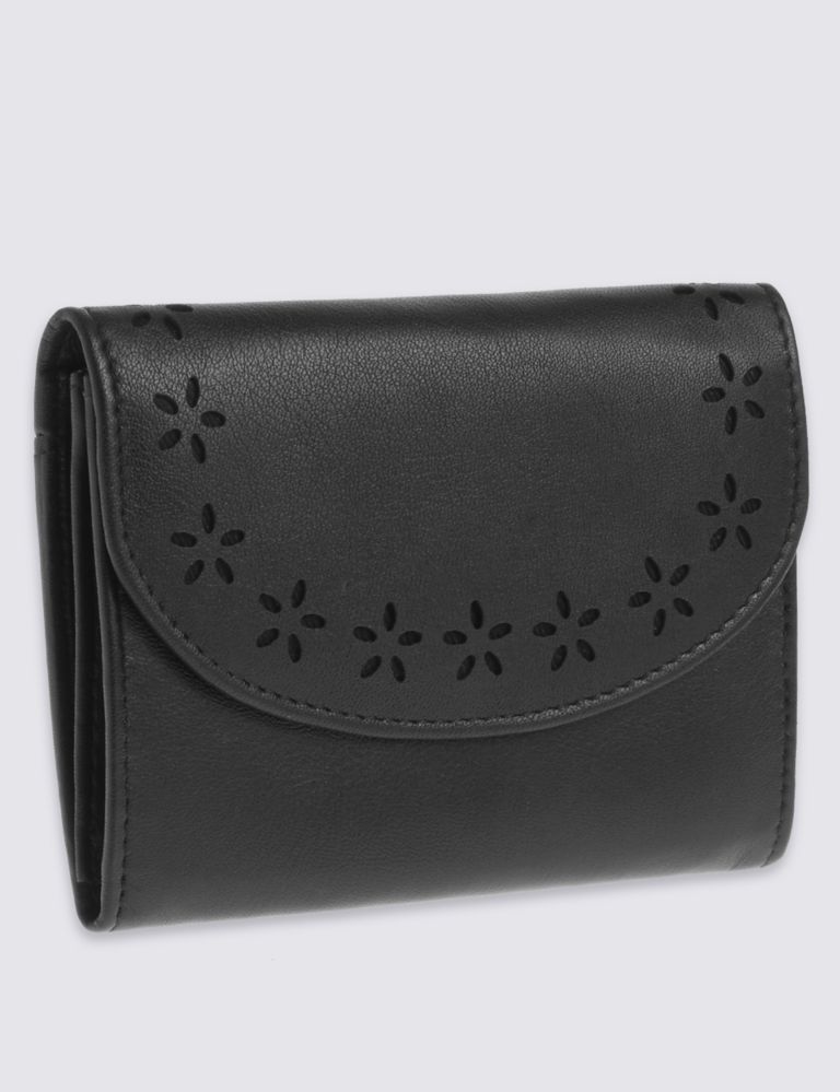Leather Floral Cut-Out Purse with Cardsafe™ 4 of 5