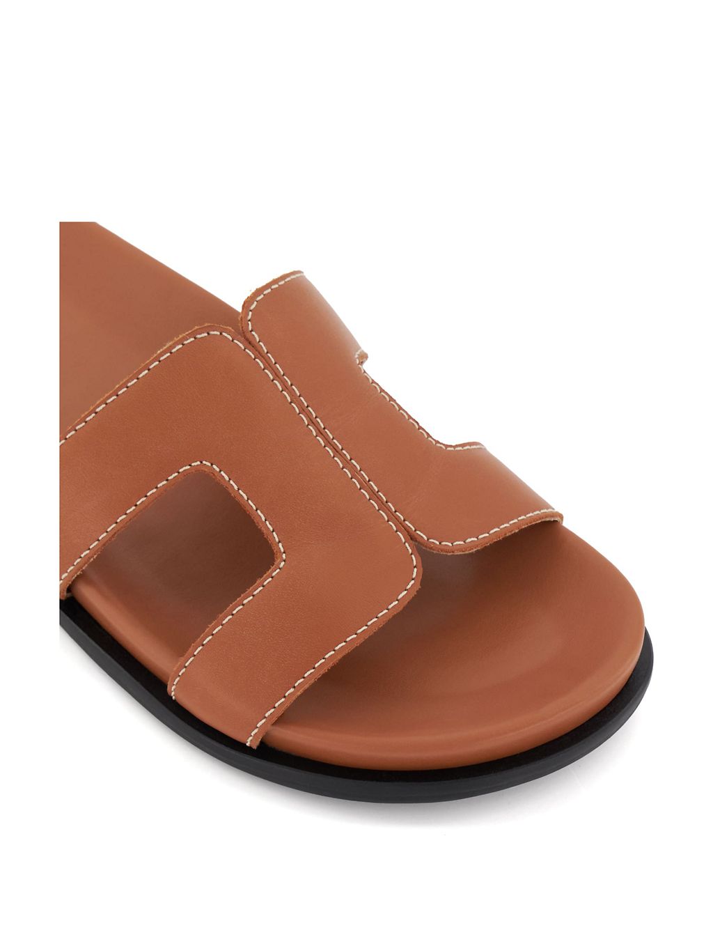 Leather Footbed Sliders 6 of 6