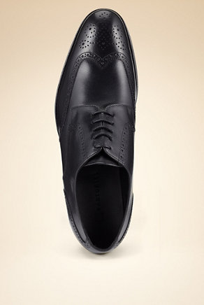 Leather Freshfeet™ Derby Brogue Shoes with Silver Technology Image 2 of 4