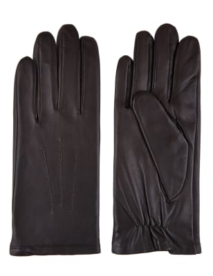 Leather Gloves M&S Collection M&S