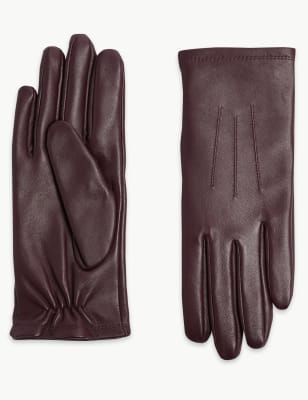 Leather Gloves M&S Collection M&S