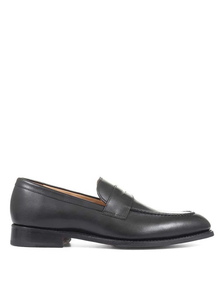 Leather Goodyear Welted Slip-On Loafers 5 of 6