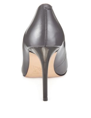 Leather High Heel Court Shoes with Insolia® Image 2 of 4