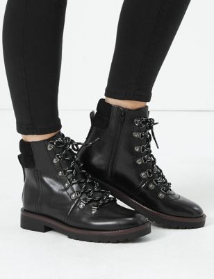 marks and spencer flat boots