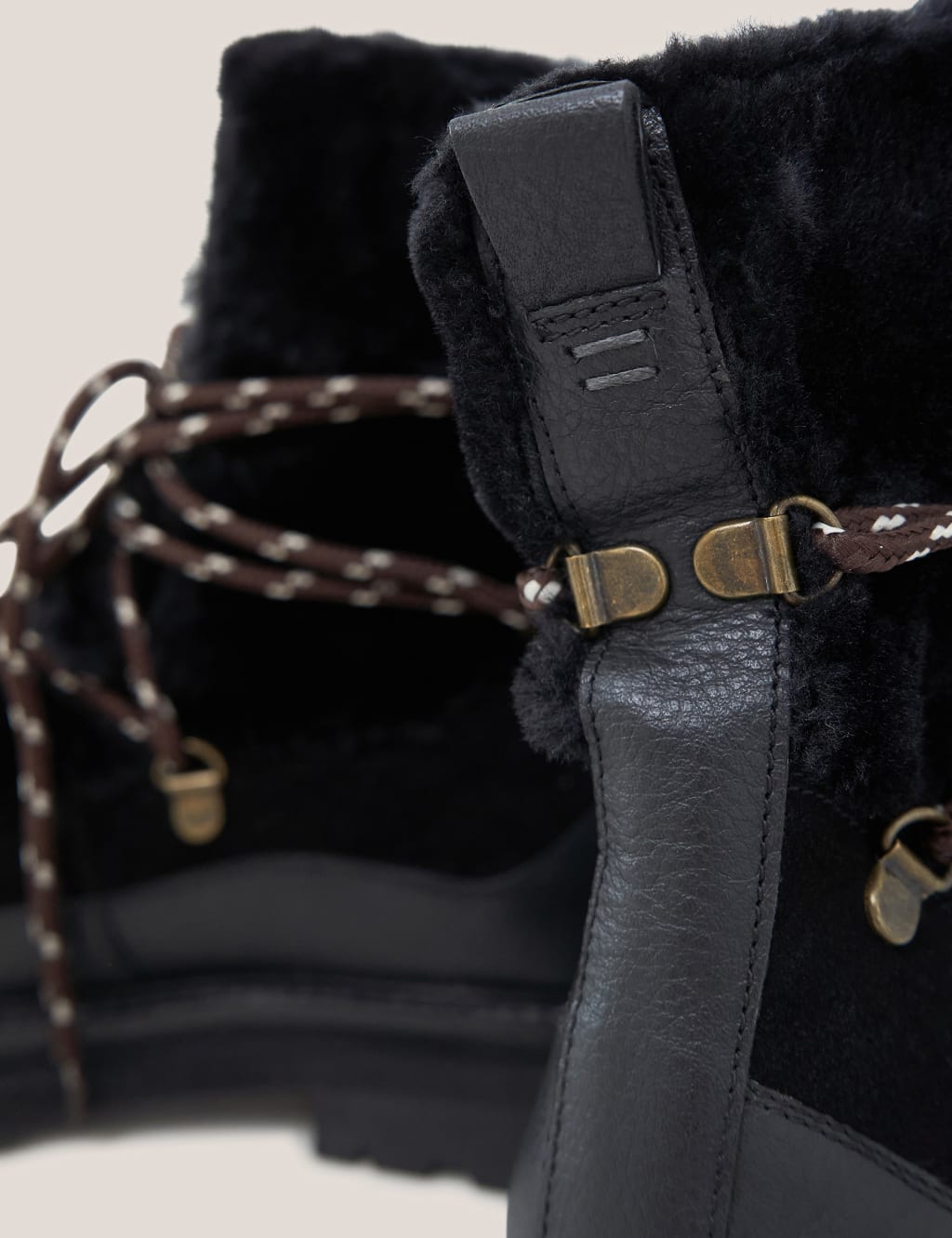 Emy faux on sale fur hiker bootie