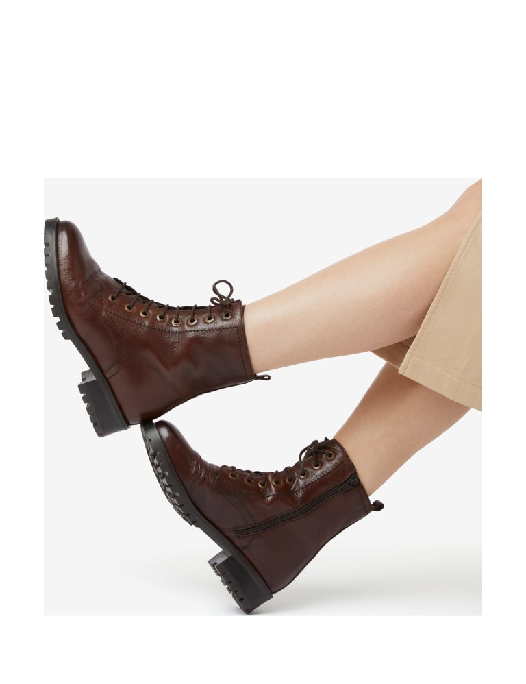 Dune lace cheap up boots