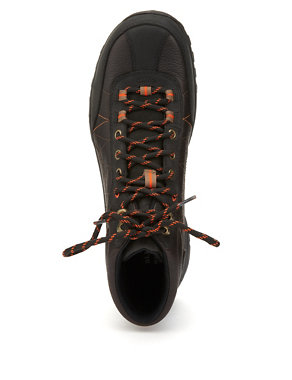 Leather Hiker Lace Up Boots with Stormwear™ Image 2 of 5