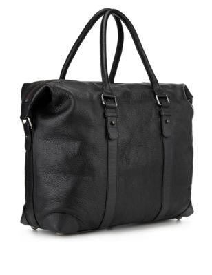 Leather Holdall | Autograph | M&S