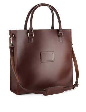 Leather Holdall Tote Bag Image 2 of 5