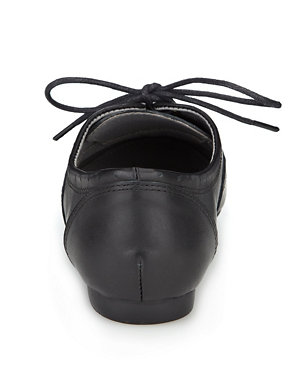 Leather Jazz Punch Hole School Shoes with Insolia Flex® (Older Girls) Image 2 of 5
