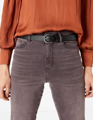 leather jean belt