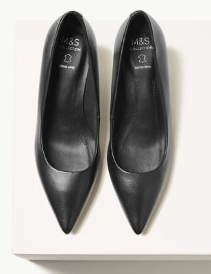 m&s kitten heel shoes
