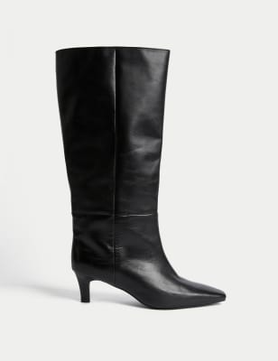 Kitten heel thigh store boots