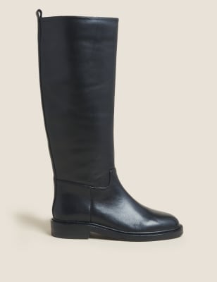 Marks and spencer 2025 black knee high boots