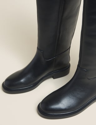 Leather Knee High Boots Autograph M S