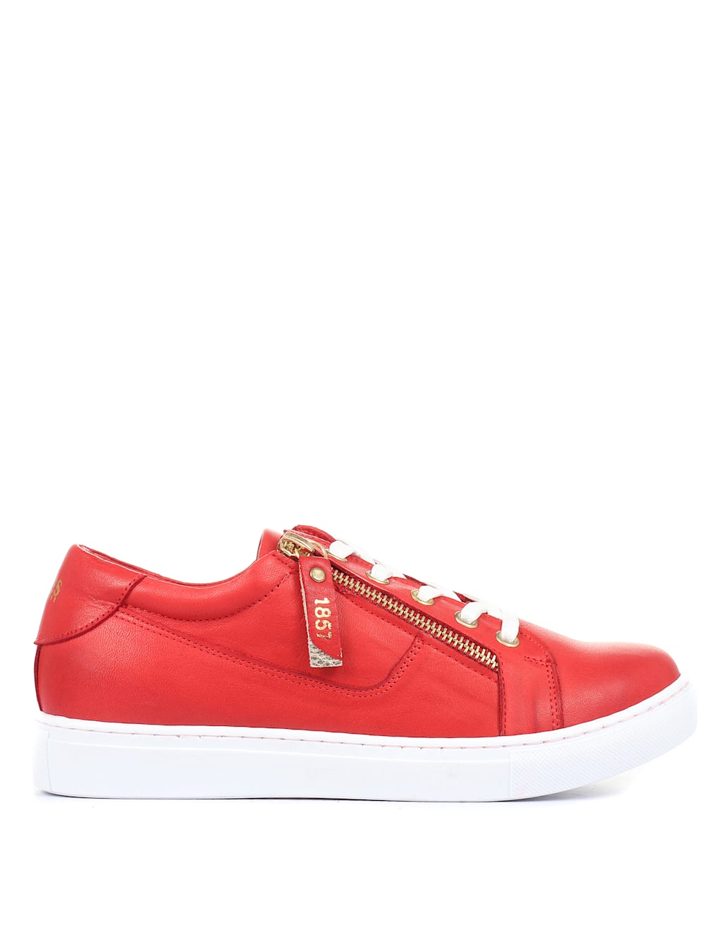 Leather Lace Detail Trainers 3 of 5