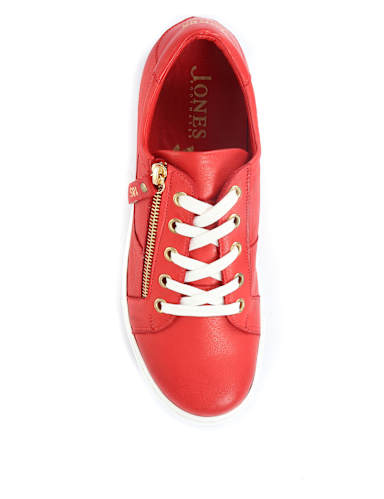 Leather Lace Detail Trainers 3 of 5
