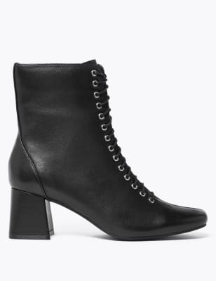 m&s lace up ankle boots