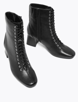 marks and spencers black boots