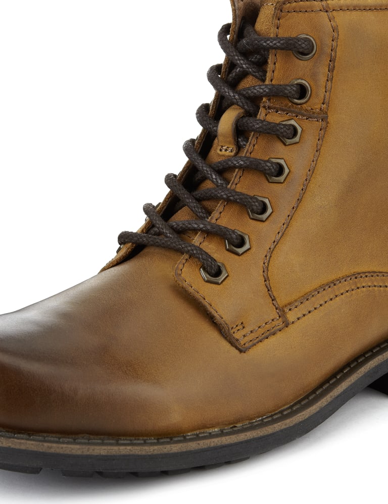 Leather Lace Up Ankle Boots M S Collection M S