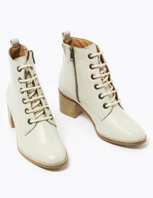 m&s lace up ankle boots