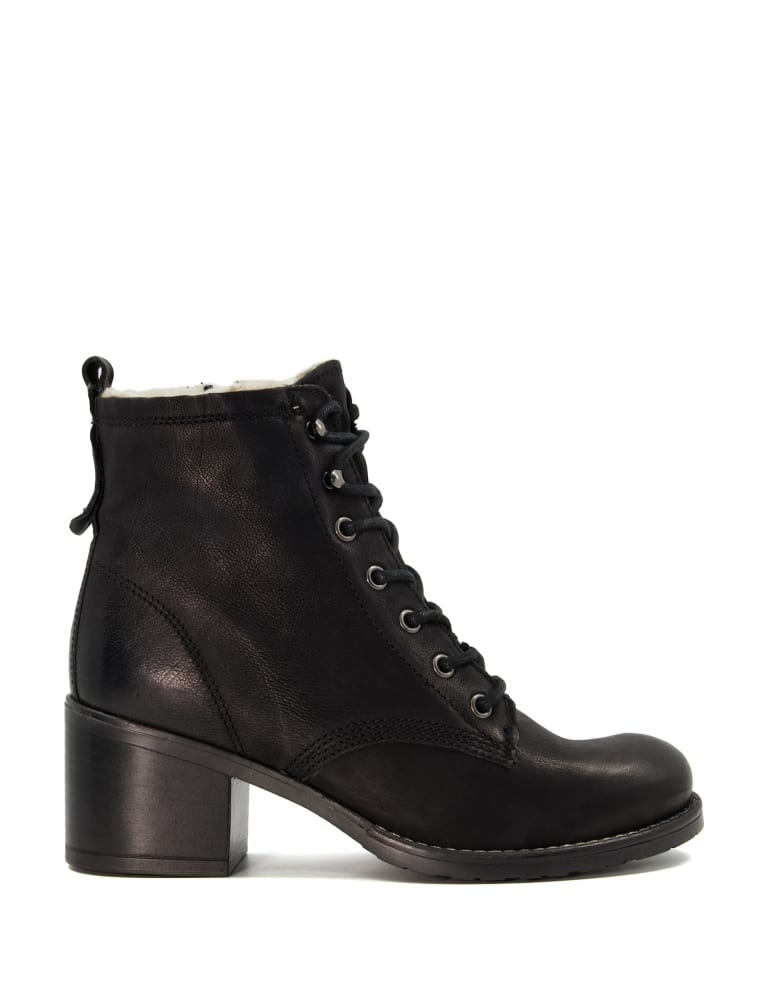 M&s black store lace up boots