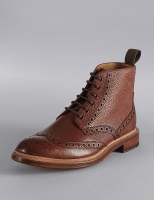 Marks and spencer outlet brogue boots