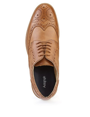 Leather Lace Up Brogues Image 2 of 5