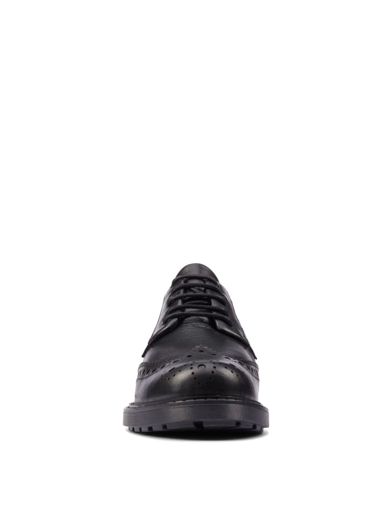 Clarks black and cheap white brogues